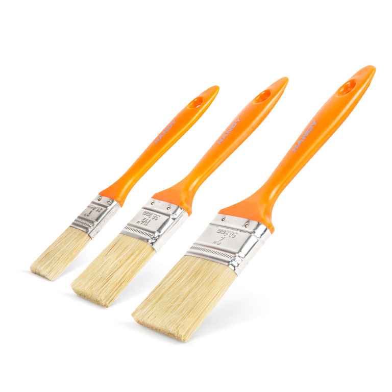 HANDY - Set pensule, cu mâner material plastic - 3 piese 1\' / 1,5\' / 2\' 11191B