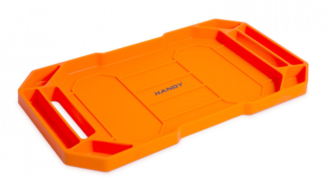 HANDY - Tavă cauciuc pentru unelte, cu compartimente şi mâner - 53 x 29,5 x3 ,5 cm 11985C