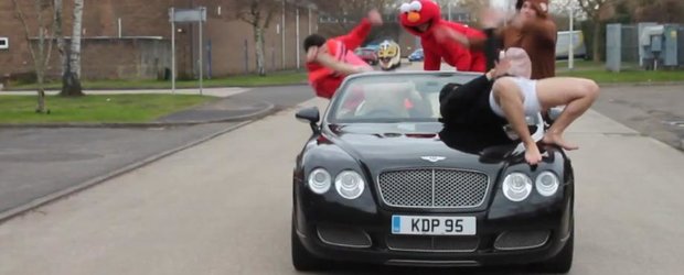 Harlem Shake la bordul unui Bentley