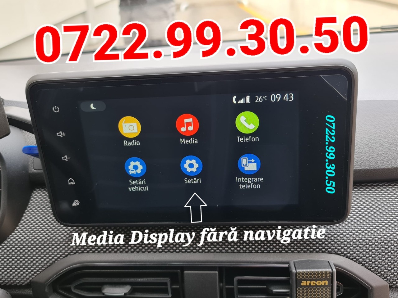 Harta DACIA Jogger MEDIA DISPLAY & MEDIA NAV instalare Harti GPS  Full Logan Sandero Duster Lodgy