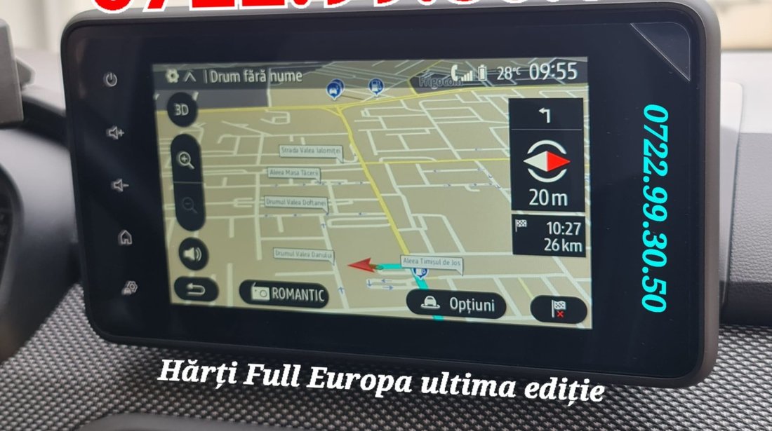 Harta DACIA Jogger MEDIA DISPLAY & MEDIA NAV instalare Harti GPS  Full Logan Sandero Duster Lodgy