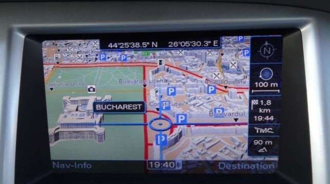 Harta Navigatie Audi MMI 3G PLUS + HDD 2020 A4 A5 A6 A7 A8 Q3 Q5 Q7