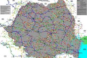 Harta rutiera a Romaniei- calitatea drumurilor