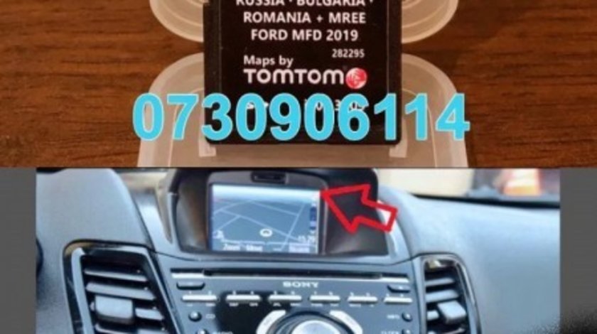 Harti Navigatie Romania 2020 FORD MFD MCA F7 Kuga Focus C-Max Mondeo