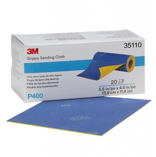 Hartie Abraziva Pe Suport Flexibil Aderent 3M P400 139 x 114MM 351103M