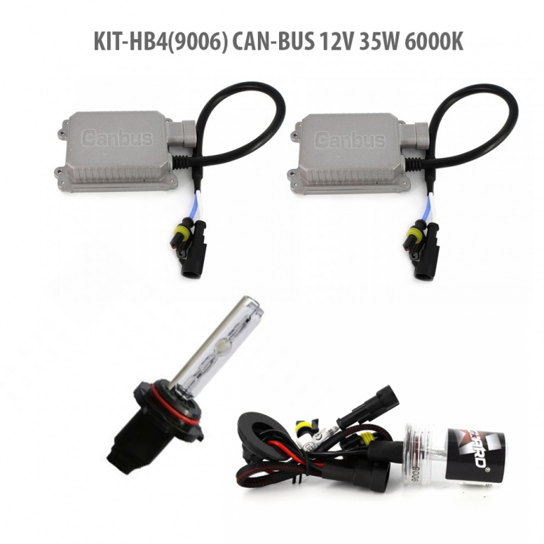 HB4(9006) CAN-BUS 12V 35W 6000K HB4-KIT-CB-6