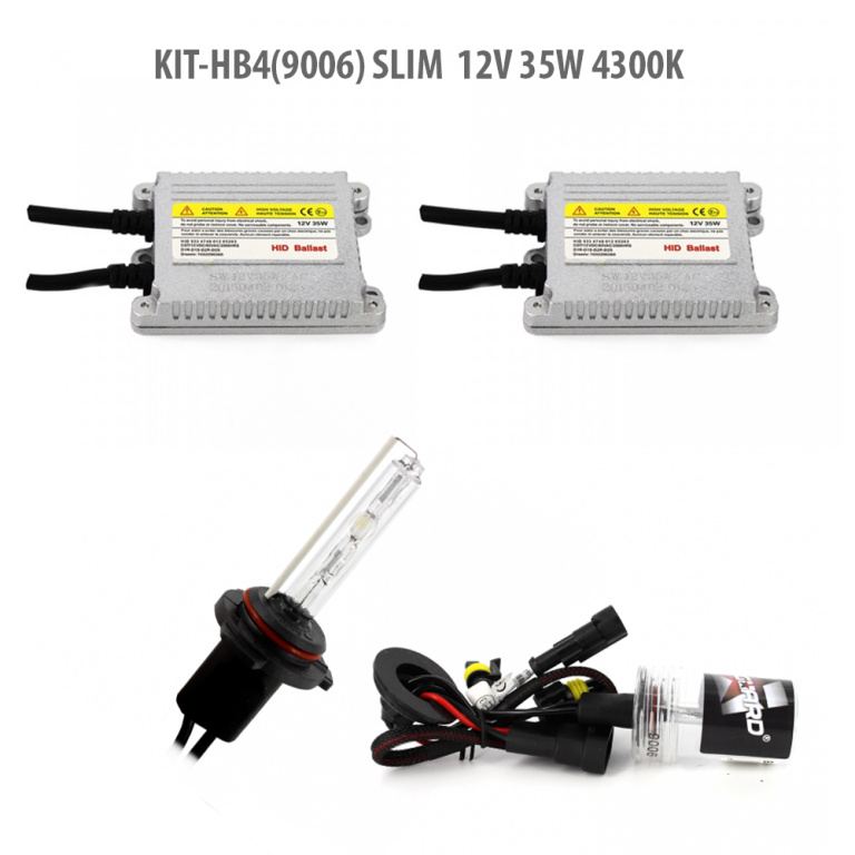 HB4(9006) SLIM 12V 35W 4300K HB4-KIT-S-4,3