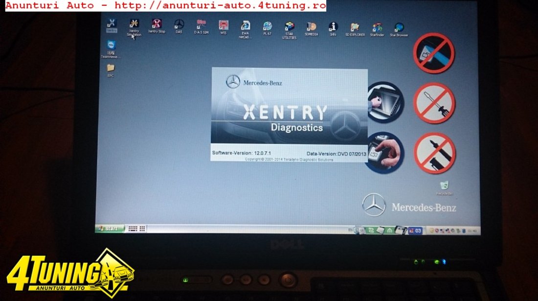 HDD pentru diagnoza Mercedes Star C3 DAS XENTRY 09 2014
