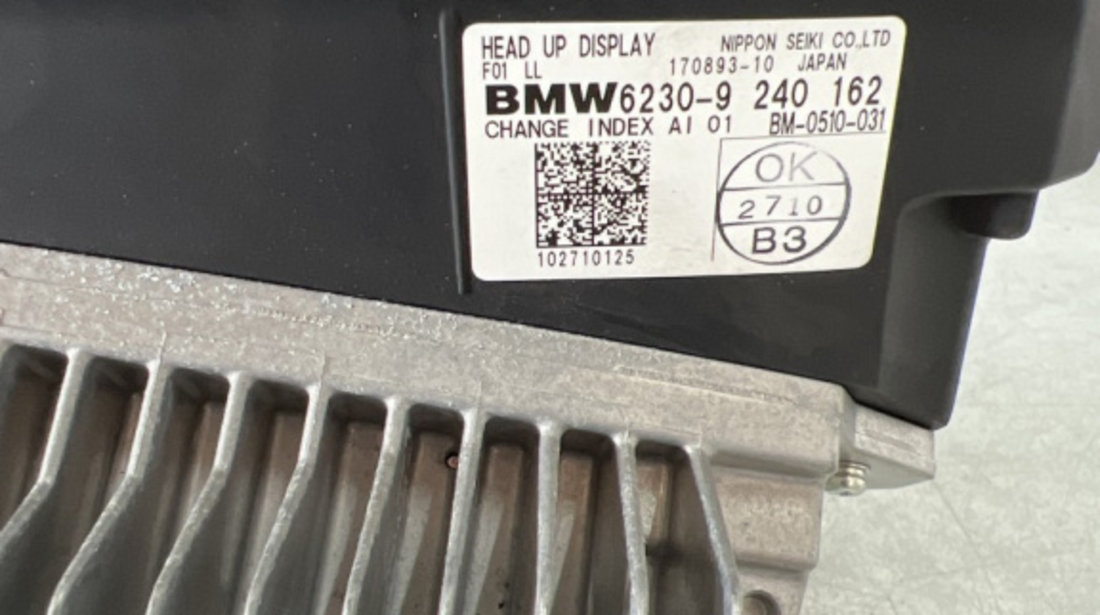 Head up display BMW F01 730d Steptronic, 245cp sedan 2011 (9240162)
