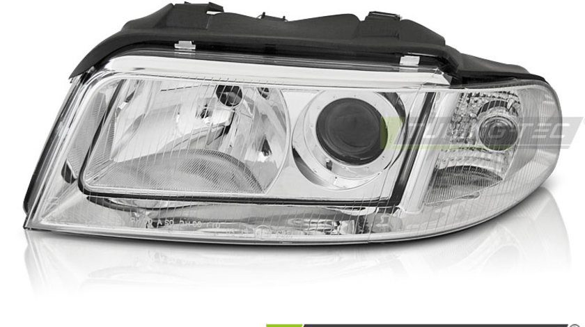 HEADLIGHT Crom look LEFT SIDE TYC compatibila AUDI A4 B5 99-00