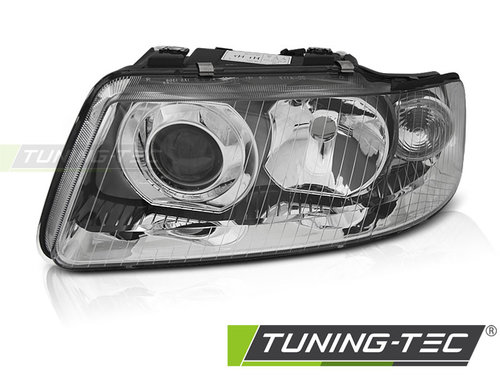 HEADLIGHT Crom look LEFT SIDE TYC compatibila AUDI A3 8L 00-03