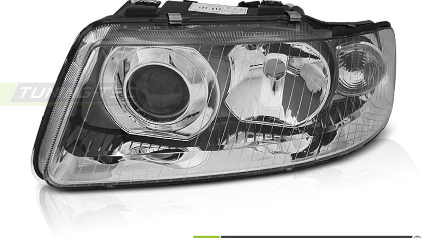 HEADLIGHT Crom look LEFT SIDE TYC compatibila AUDI A3 8L 00-03