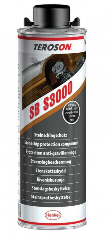 Henkel Teroson Antifon Auto Structurat Cu PVC Negru SB S3000 1L HE767199