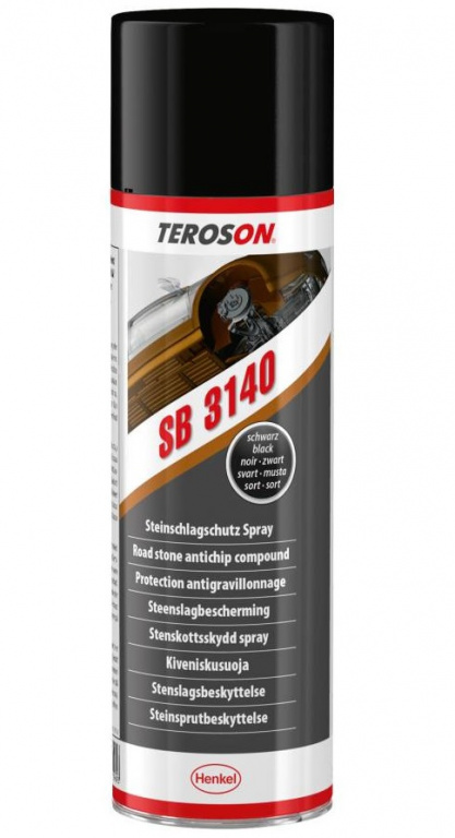 Henkel Teroson Spray Antifon Auto PVC Negru SB 3140 500ML HE787643