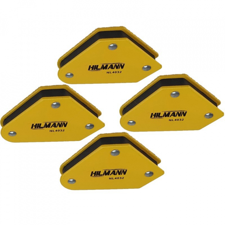 HL4032 Set de 4 mini suporti magnetici pentru sudura, HILMANN