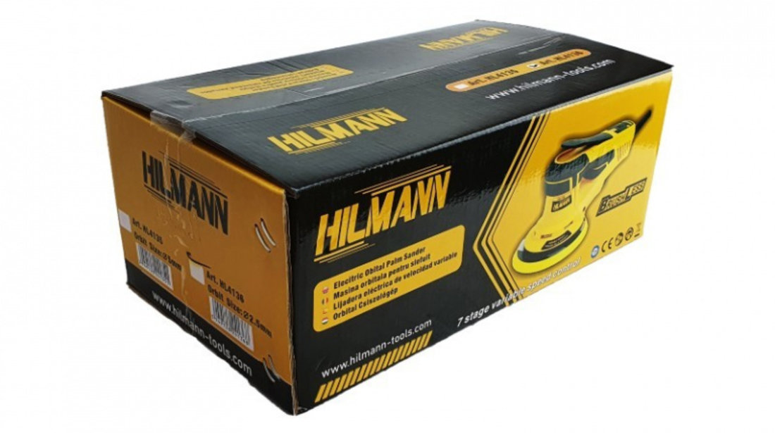 HL4135 Masina orbitala pentru slefuit 5mm, HILMANN