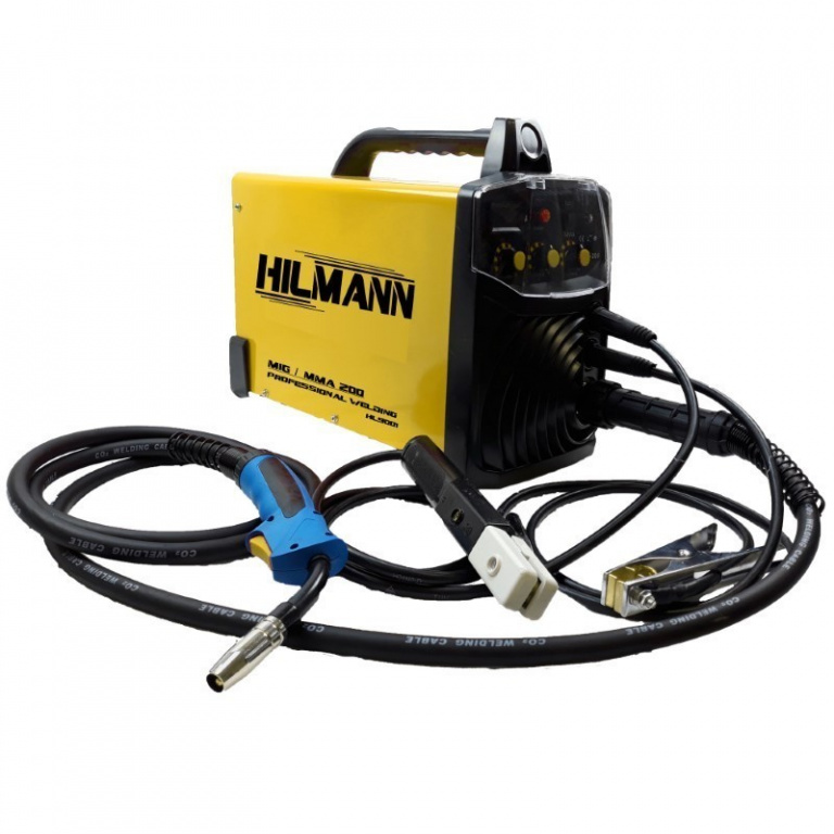 HL9001 Aparat de sudura MIG/MMA 200 Amp, HILMANN