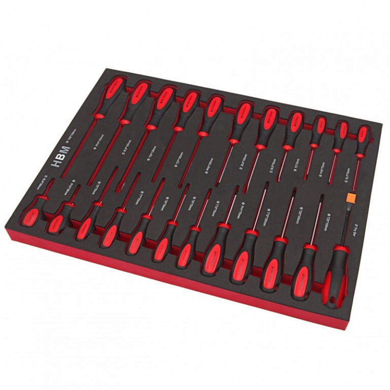 HM-3194 Modul dulap cu surubelnite profesionale 23 piese