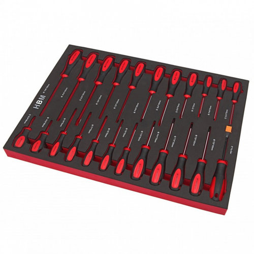 HM-3194 Modul dulap cu surubelnite profesionale 23 piese