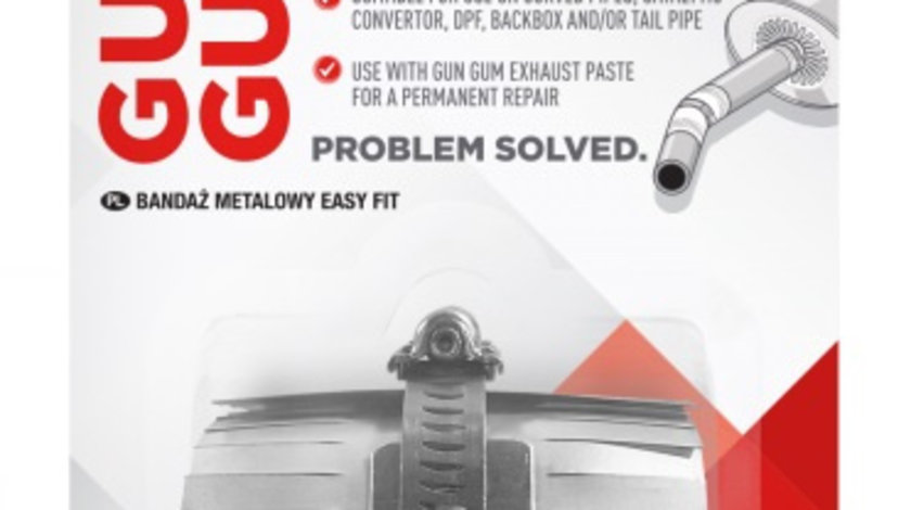 Holts Gun Gum Easy Fit-Banda Metalica Pentru Repararea Tobelor De Esapament HREP0058A