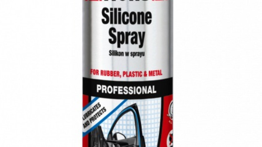 Holts Silicone Spray-Spray Lubrifiant Siliconic Pentru Plastic Si Cauciuc Chedere 500ML HMTN0301A