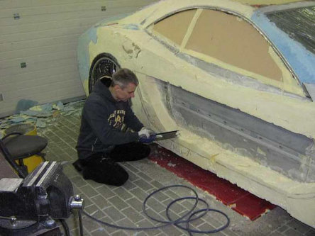 Homemade Tuning: Mercedes CL si Spuma poliuretanica