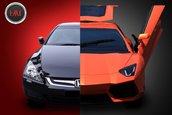 Honda Accord transformata in Lamborghini Aventador