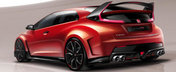 Honda publica o noua imagine a viitorului Civic Type R