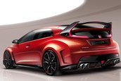 Honda Civic Type R Concept - Schita