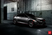 Honda Civic Type R cu jante Vossen