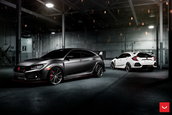 Honda Civic Type R cu jante Vossen