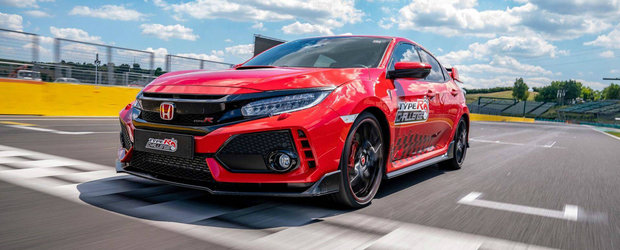 Honda Civic Type R cucereste (si) circuitul Hungaroring. Noul record mondial pentru masinile cu tractiune fata