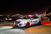 Honda Civic Type R de politie