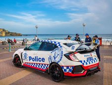 Honda Civic Type R de politie