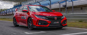 Inca un circuit ii cade prada. CIVIC TYPE R este cea mai rapida masina cu tractiune fata de pe ESTORIL