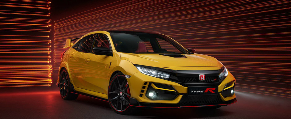 Honda lanseaza o versiune noua pentru Civic Type R. "Vrem sa fie cel mai dinamic hot hatch FWD de pe piata"