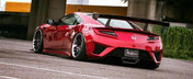 Arata ca scoasa din jocurile video cu masini. Honda NSX primeste tratamentul Liberty Walk