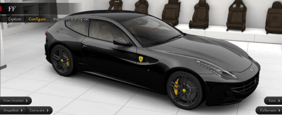 HOT: Configureaza-ti propriul tau Ferrari FF!