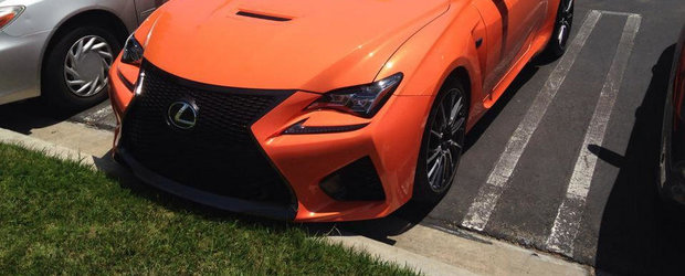 HOT: Lexus RC F pozeaza in noua nuanta Solar Flare