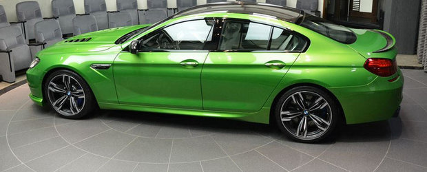 HOT: Noul BMW M6 Gran Coupe pozeaza in nuanta Java Green