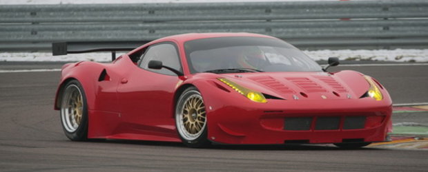 HOT: Noul Ferrari 458 Italia se pregateste de cursele GT2!