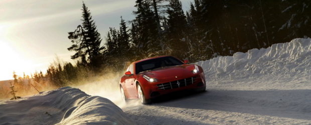 Hot: Noul Ferrari FF ni se arata din nou, pozeaza in zapada!