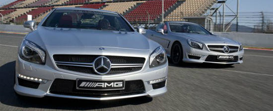 HOT: Primele imagini oficiale cu noul Mercedes SL63 AMG