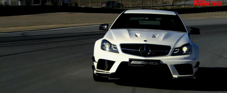 HOT VIDEO: Noul Mercedes C63 AMG Coupe Black Series debarca la Laguna Seca!