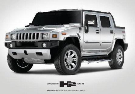 Hummer H2 Silver Ice Limited Edition Hummer H2 Silver Ice Limited Edition