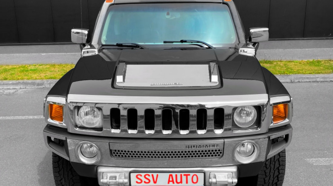 Hummer H3 3.5 Executive Luxury Edition Full Oprion Original Benzina / LPG Euro 4 2006 Negru / Crom