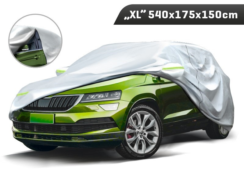 Husa Auto Exterior Carmotion Suv Marimea &quot;XL&quot; 430x175x150cm, 3 Straturi, Reflectors, Fremoar La Usa 86377