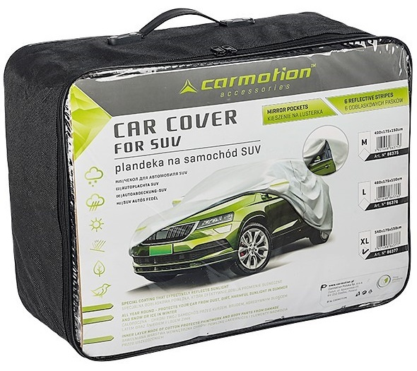 Husa Auto Exterior Carmotion Suv Marimea "XL" 430x175x150cm, 3 Straturi, Reflectors, Fremoar La Usa 86377