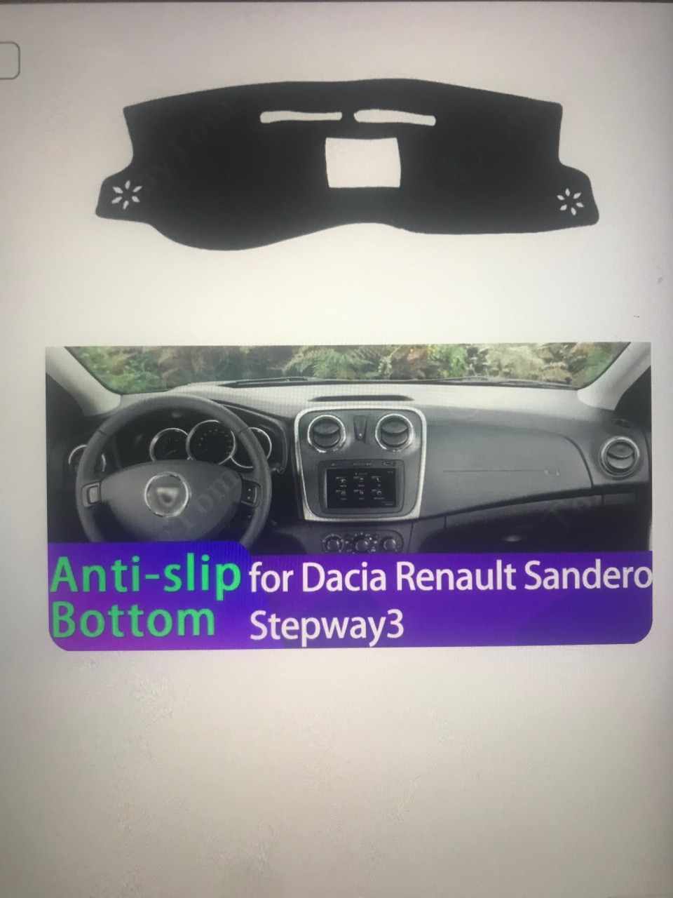 Husa Bord,parasolar Dacia, Renault Sandero Stepway 3-2013 -2020