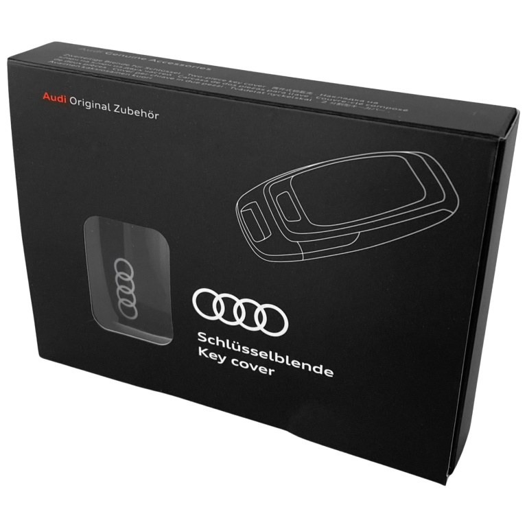 Husa / Carcasa Cheie Oe Audi Negru / Argintiu 4N0071208AY9T